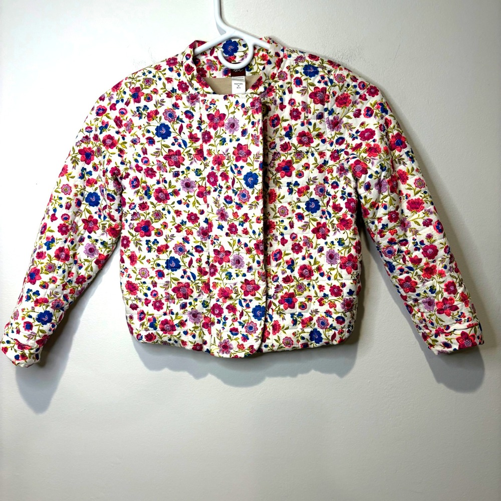 Tea Collection Quilted Floral Kids Jacket